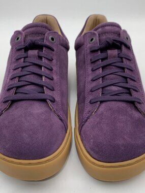 Birkenstock Bend Low Dark Berry Suede Leather Narrow Width Shoe